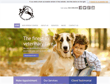 Tablet Screenshot of mytucsonvet.com